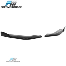 Fits 24-26 Mustang Ecoboost& GT IKON Style Rear Side Aprons Gloss Black ABS Pair