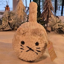 Handmade Crochet "LOAF" Cat Plushie Wildflowerbedes," A NC Artisan