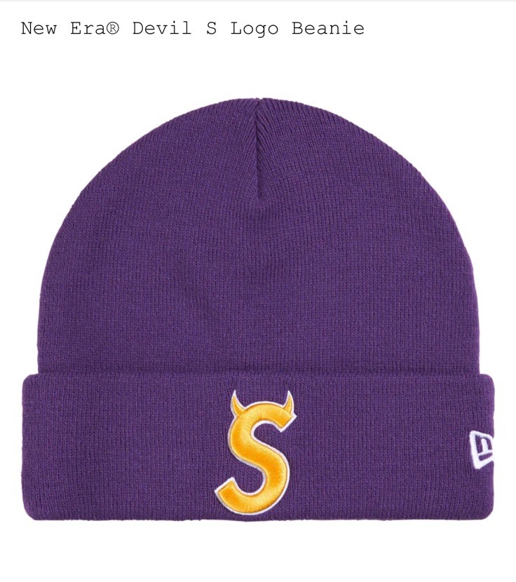 SUPREME NEW ERA “DEVIL S” LOGO BEANIE | PURPLE | AUTHENTIC | eBay