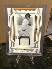 2024 NATIONAL TREASURES ROBERTO CLEMENTE JERSEY FOP 1/5 GAME-WORN! PIRATES