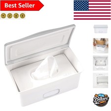 Effortless Baby Wipes Case with Moisture Seal - Gray Stylish Design for Parents