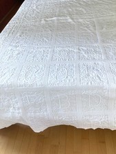Große Tagesdecke Bettüberwurf Plaid Baumwol...