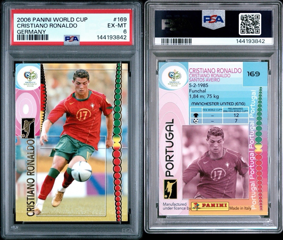 PANINI 2006 world cup クリスティアーノ・ロナウド 2006 Panini FIFA World Cup Germany - Cristiano Ronaldo #169 for