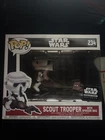 FUNKO POP: Star Wars Scout Trooper with Speeder Bike #234 Smugglers Bounty