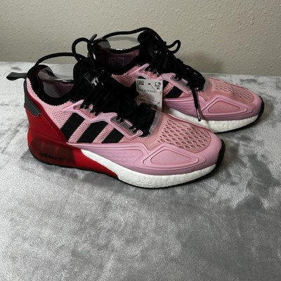 adidas Mens Ninja ZX 2K Boost Basketball Sneakers FZ0454 Pink/Black Size 7.5 NWT