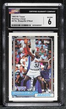 1992-93 Topps Kenner Starting Lineup Shaquille O'Neal #47SL CGC 6 HOF 0uk4