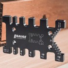 Tenon Caliper Metric and Mortise Card Gauge Tool Saw Machine Tool Ruler Black