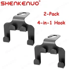2x Car Hooks Universal Car Vehicle Back Seat Headrest Hanger Holder Hook Black