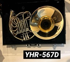 Maintained YAMAHA French Horn YHR-567D with case