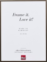 Effect Aluminium-Bilderrahmen Quadro 18X24 Cm Bronze Acrylglas