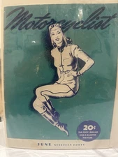 1940 Motorcyclist Magazine June Pinup Motorcycle History Prewar Americana Rare