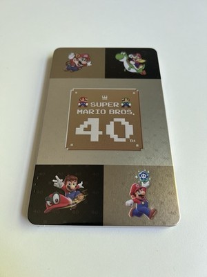 Nintendo Switch Super Mario Bros. 40th Anniversary Steelbook Game