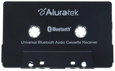 Universal Bluetooth Audio Cassette Receiver, Built-in Rechargeable Battery...