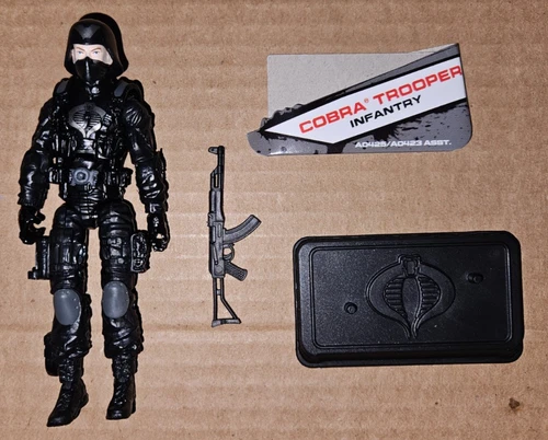 GI Joe 25th Dollar General Cobra Trooper Infantry V17 Complete 2012 Basic Black