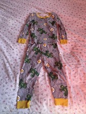 Kids Lego Ninja Long Sleeve Pajama Set Size 4 Very Nice  