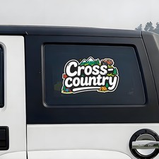 Retro Overland 4x4 Off road Vinyl Decal for Car Jeep Truck Outdoor Auto Exterior