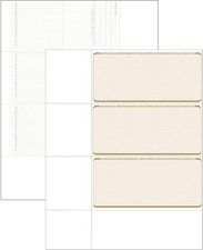 Computer Check Paper - Blank Personal Wallet ...