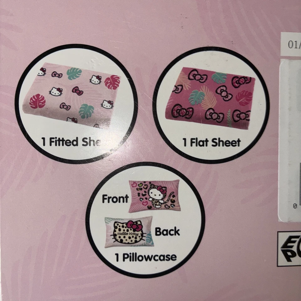Juego completo de sábanas/microfibra Hello Kitty 3 piezas 😻 Foto 2 de 4
