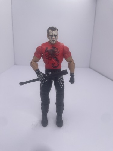 WWE Sting Actionfigur Elite Series 39 Mattel Wrestling lose mit Fledermaus