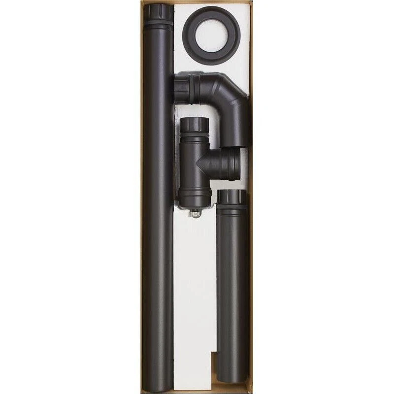 MAURY'S KIT TUBI DI SCARICO FUMI PER STUFA A PELLET DA 5 PEZZI