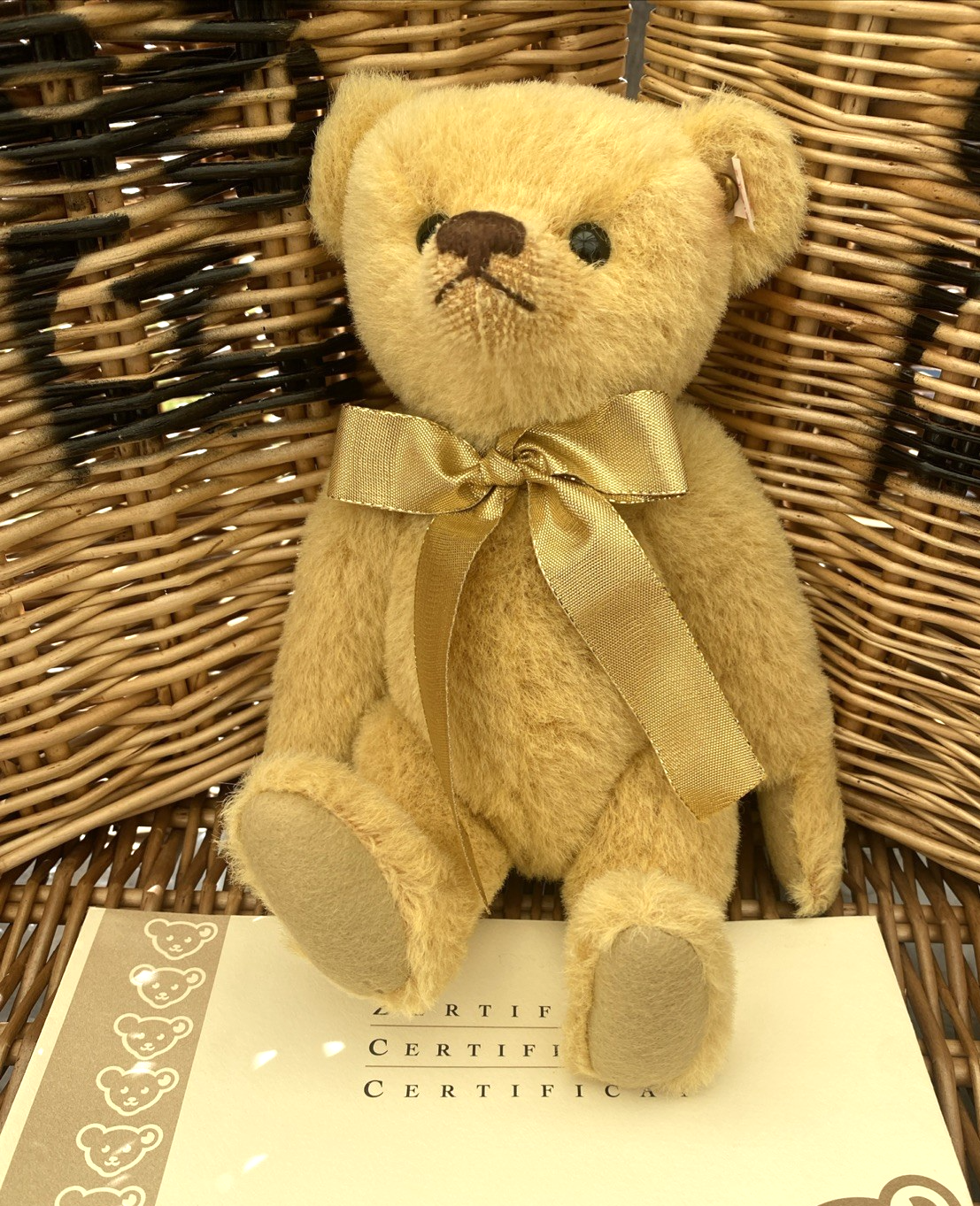 Steiff 2007 ""Edward"" Ltd Edition Bear - 26cm, Blond Alpaca EAN:662539