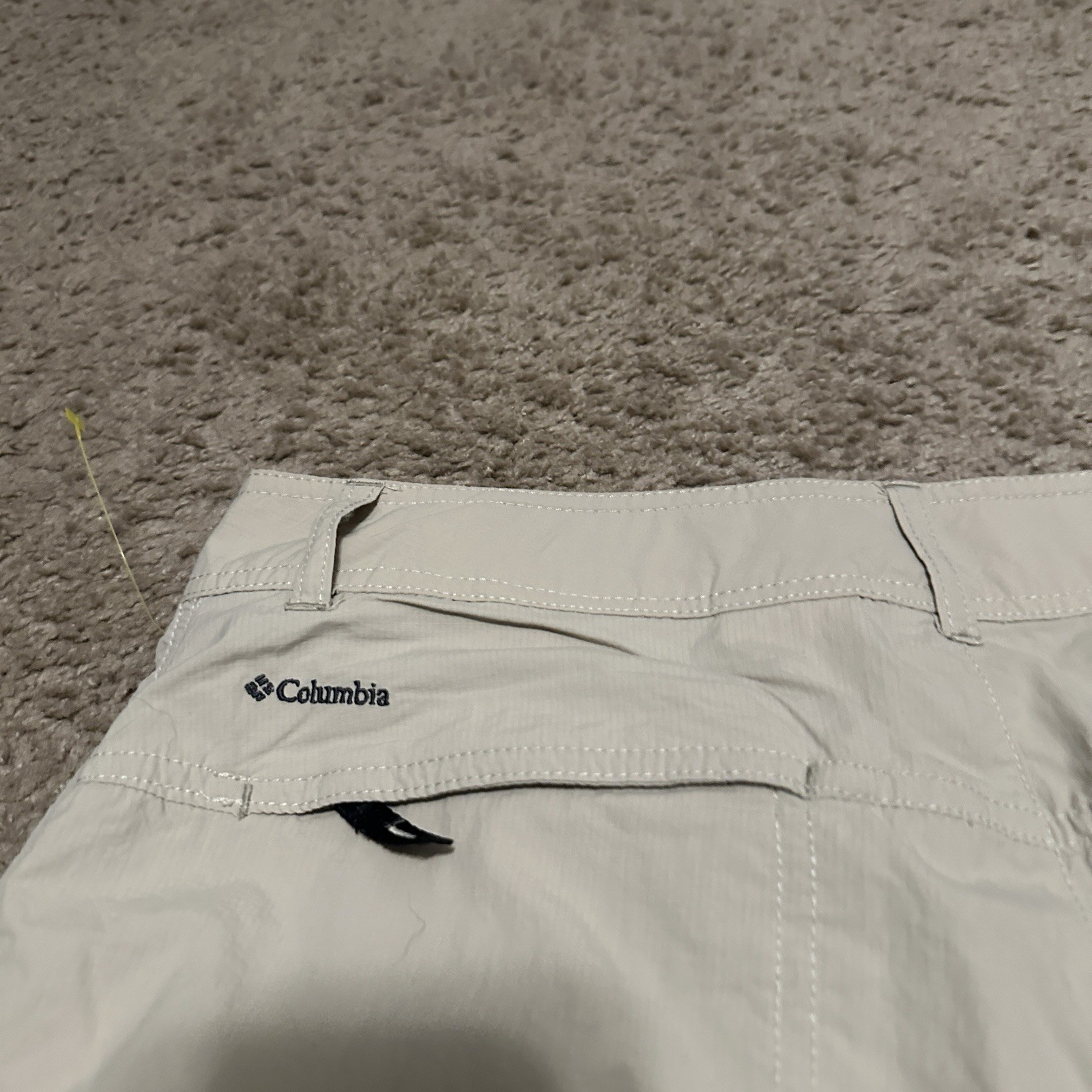 Columbia Pants Womens 6 Short Outdoor Performance Pockets Zipper Tapered Beige thumbnail 5