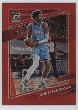 2021-22 Panini Donruss Optic Red Prizm 96/99 Christian Wood #93 0ot5