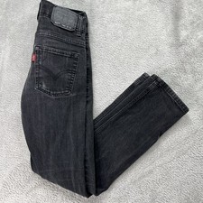 Levi's 511 Slim Fit Stretch Comfort Black Jeans Boys Size 14 Regular 27x27