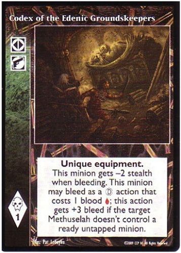 Codex of the Edenic Groundskeepers - Equipment - Vampire VTES - Picture 1 of 8