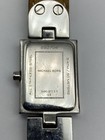 Women's Michael Kors Dress White Leather Strap Rectangular Dial 19mm Watch — photo 9
