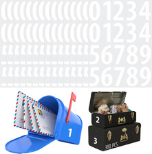 300 Nummernaufkleber, 5cm wasserfeste Vinyl-Nummernaufkleber aufeinanderfolgende