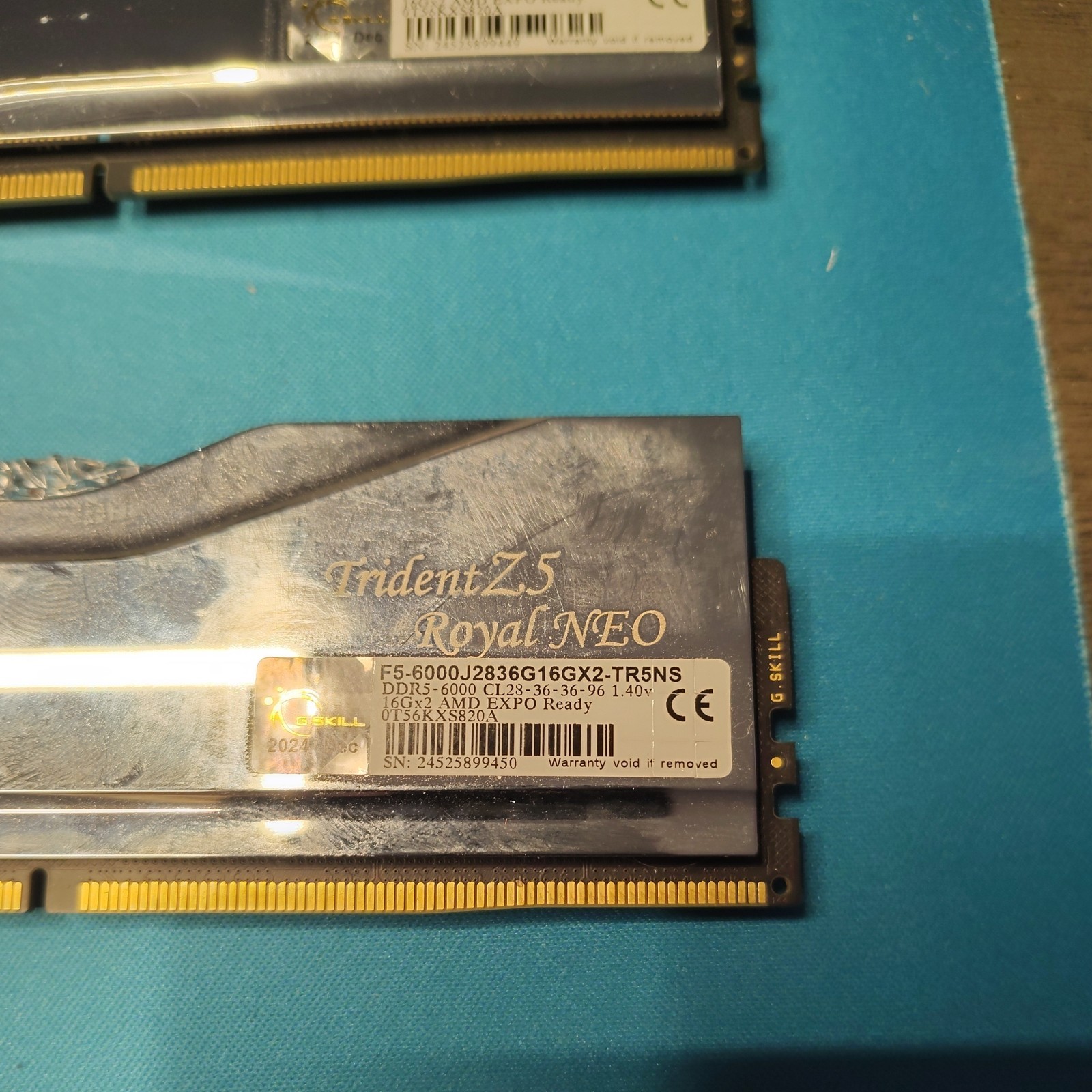 G.Skill Trident Z5 Royal Neo DDR5 RAM 2X16Gb AMD EXPO 6000 CL28-36-36-96 2