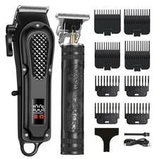 Cordless Hair Clippers for Men, Self Haircut Kit for Men Electric Clippers an...