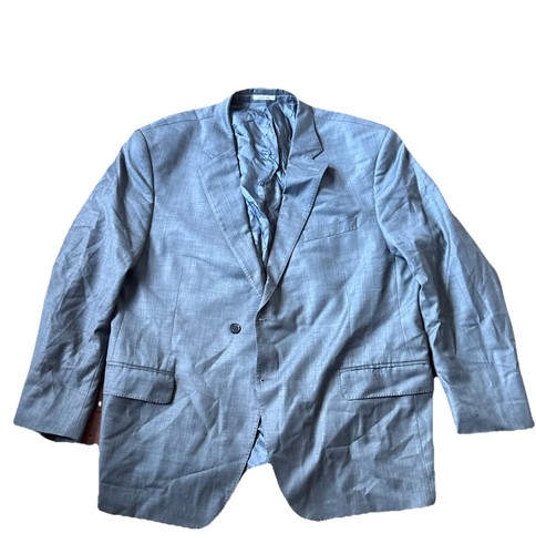 Peter Millar Blazer Men's Gray 1 Button Sport Coat Suit Jacket See Measuring