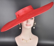 Wide Brim Sinamay Hat, Derby Hat, Ascot Hat, Church Hat, Wedding Hat,Race Day