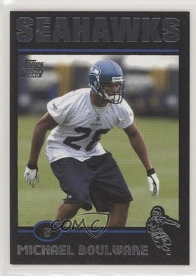 2004 Topps Black 49/150 Michael Boulware #333 Rookie RC fm0