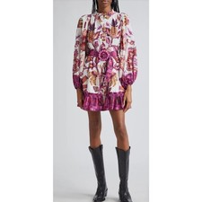 Farm Rio Sunset Tapestry Shirtdress SZ XS