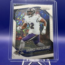 2025 Panini Prizm - Justin Madubuike #22 White Disco Prizm