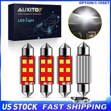41MM 578 212-2 Dome Light White LED Bulbs Interior Lamp CANBUS Error Free 4-40X
