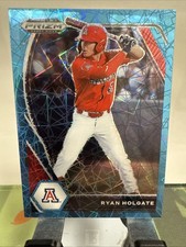 Ryan Holgate #PDP70 Prizm Draft Picks Blue Velocity Baseball 2021 Arizona