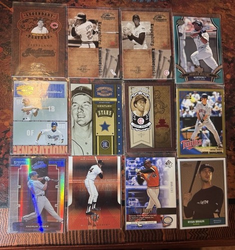 MLB Lot 18 Cards All Numbered McCovey Carew Clemente Carlton Beltre Garvey HOF