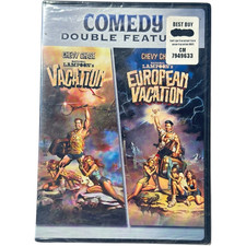 Chevy Chase National Lampoon  s Vacation / European Vacation DVD   NEW