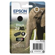 C13T24314012 Epson 24XL Original Black Ink Cartridge Elephant Series
