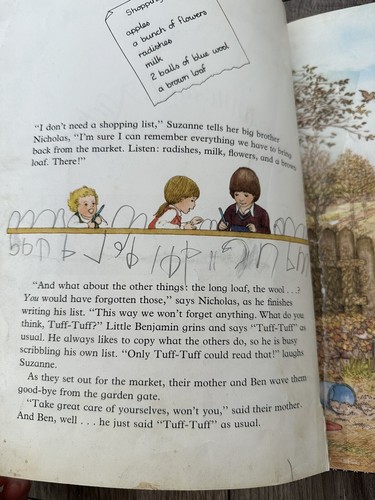 Satomi Ichikawa Suzanne and Nicholas at the Market vintage books 1977 Franklin - Bild 4 von 4