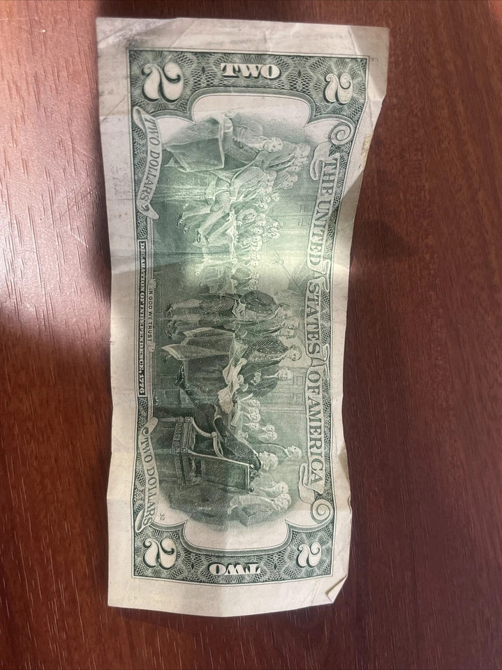 $2 Two Dollar Bill Rare 2003A Series A - Image 3 of 3