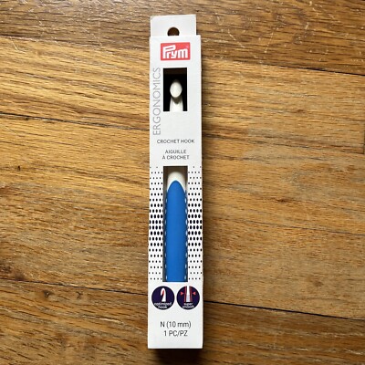 Prym Ergonomics ::Crochet Hook :: N-15 US / 10.00 mm / 6.75'' / 17 cm NEW IN BOX