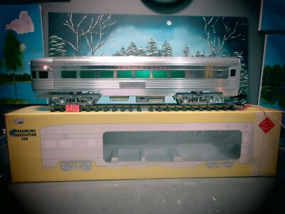 Aristocraft READING COMPANY  G Scale STRAMLINE OBSERVATION CAR # 5 O.B. C-7.