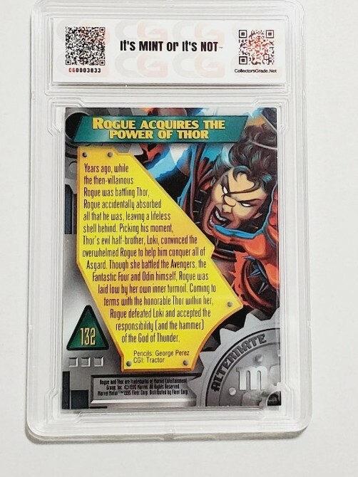 1995 Marvel Metal #132 Rogue CG 8.5 💎 RARE - Low Pop Variant - X