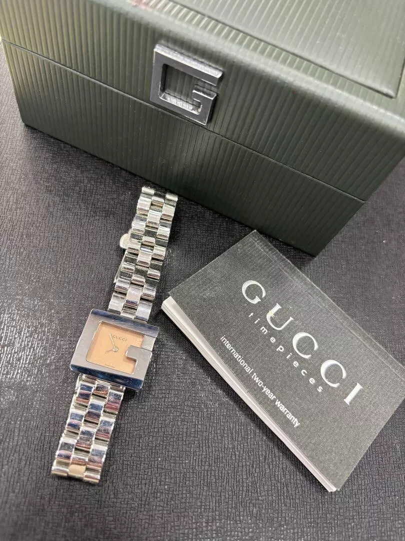 Montres carrées GUCCI G 3600L acier inoxydable/acier inoxydable femmes du Japon