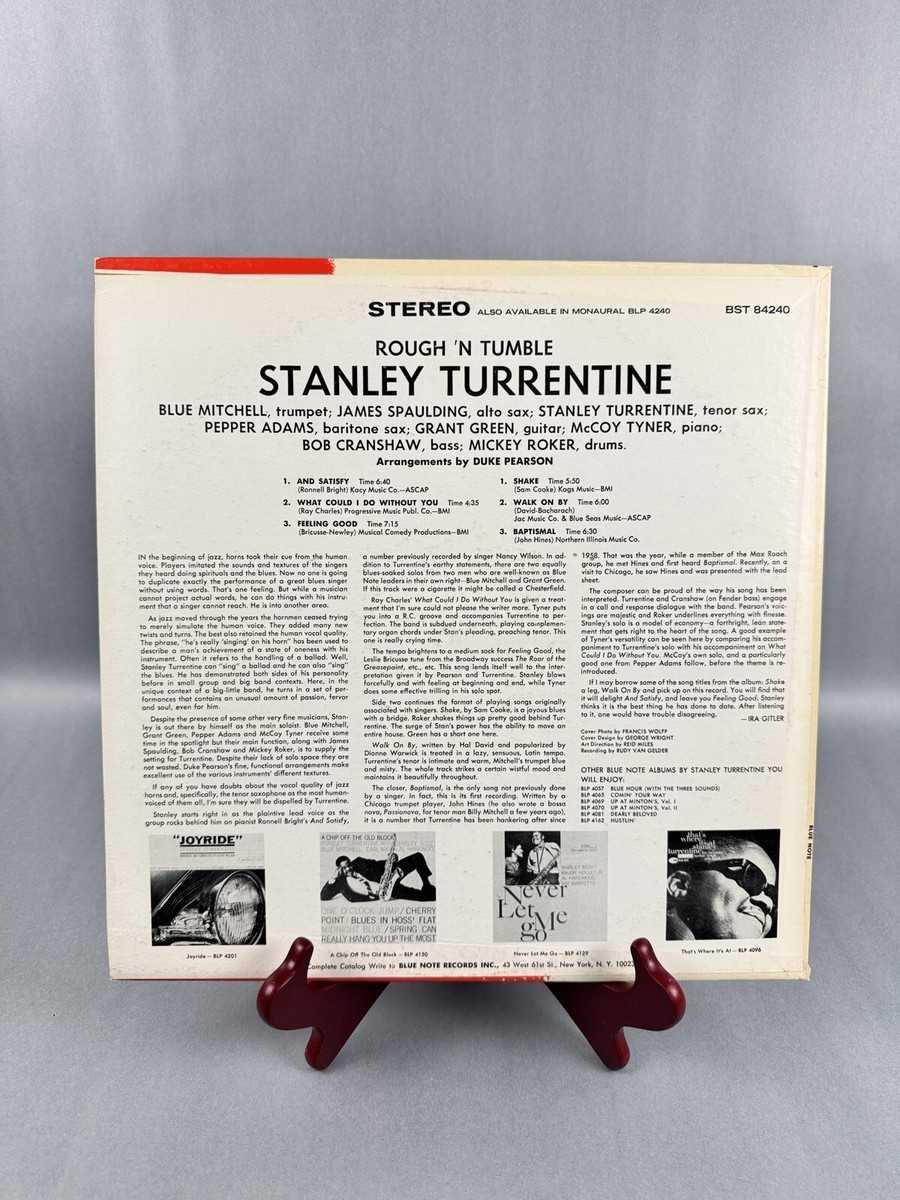 Stanley Turrentine Rough N Tumble BLUE NOTE EX 1st Press | eBay